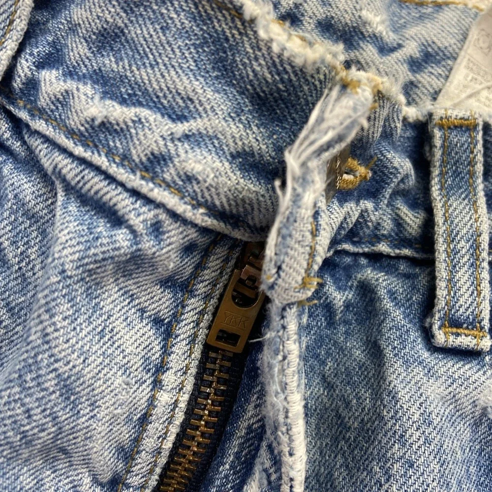 Carhartt Jeans Mens 30 x 32 Blue Denim Relaxed Fit Workwear Vintage Distressed